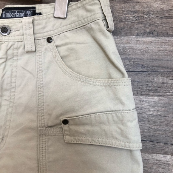 Timberland Men's Cream Cargo Shorts Size 32 - Picture 5 of 9